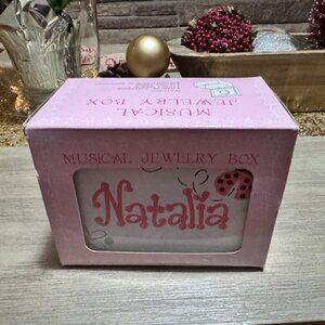 New Natalia Musical Jewelry Box